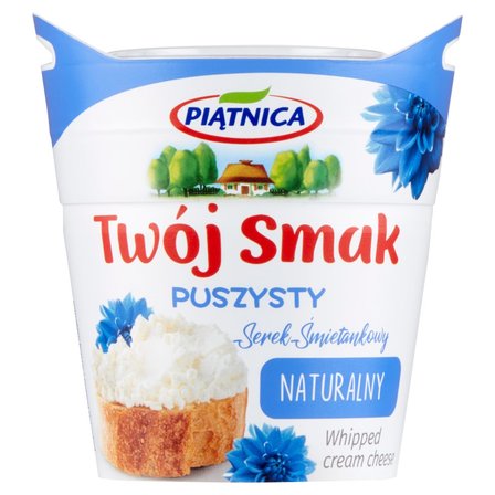 Piątnica Twój Smak Serek śmietankowy puszysty naturalny 150 g (1)