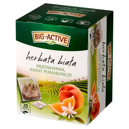 Big-Active Herbata biała brzoskwinia kwiat pomarańczy 30 g (20 x 1,5 g) (2)