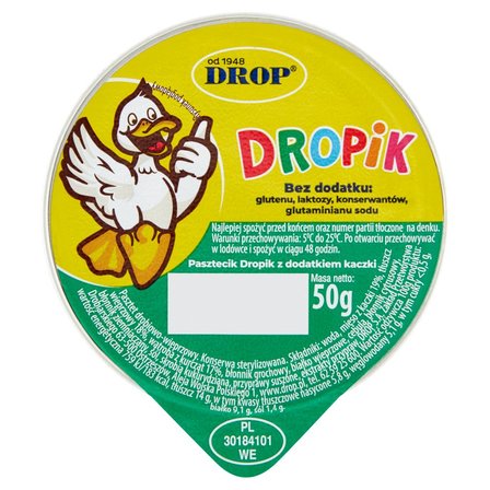 Drop Pasztecik Dropik z dodatkiem kaczki 50 g (1)