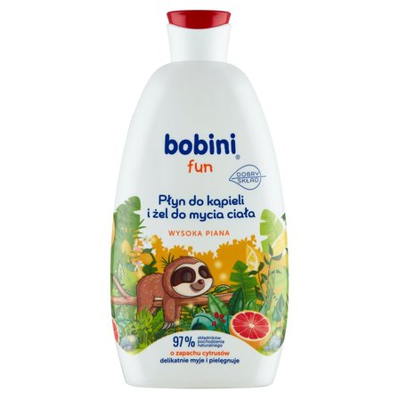 bobini Fun Płyn do kąpieli i żel do mycia ciała o zapachu cytrusów 500 ml (1)