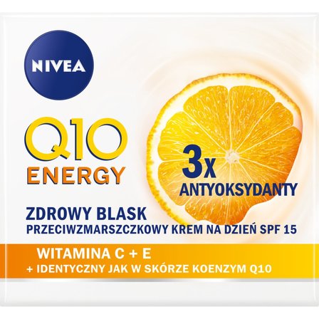 Nivea Q10 Energy Zdrowy Blask Przeciwzmarszczkowy krem na dzień 50ml (1)