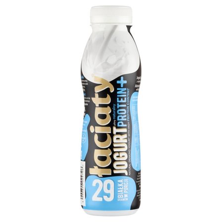 Łaciaty Protein+ Jogurt pitny naturalny 360 g (1)