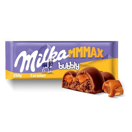 Milka Mmmax Bubbly Caramel Czekolada mleczna 250 g (6)