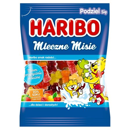 HARIBO Mleczne Misie Żelki owocowe 160 g (1)