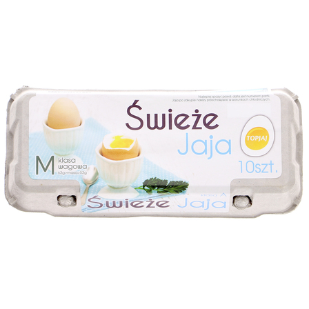 TOPJAJ Świeże jaja M 10SZT (1)