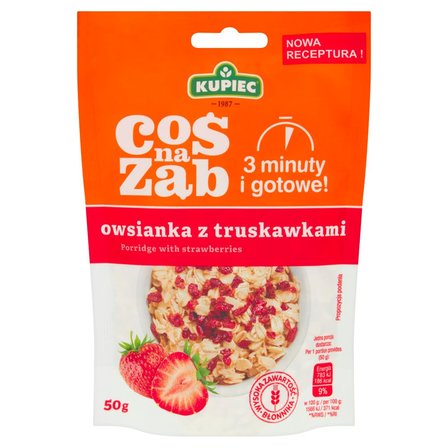 Kupiec Coś na ząb Owsianka z truskawkami 50 g (2)