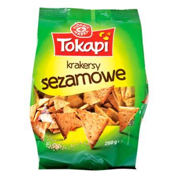 Wiodąca marka krakersy sezamowe 200g (1)