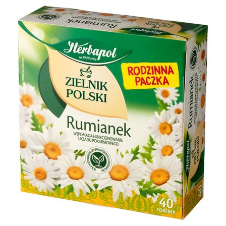 Herbapol Zielnik Polski Herbatka ziołowa rumianek 60 g (40 x 1,5 g) (2)