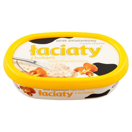 Łaciaty Serek śmietankowy z kurkami 135 g (2)