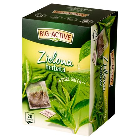 Big-Active Pure Green Zielona herbata 30 g (20 x 1,5 g) (2)