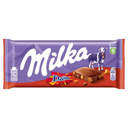 Milka Daim Czekolada mleczna 100 g (1)