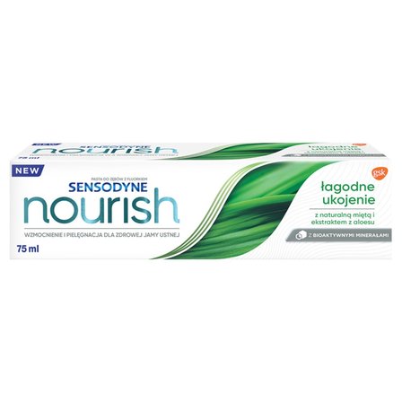 Sensodyne Nourish Pasta do zębów z fluorkiem łagodne ukojenie 75 ml (1)