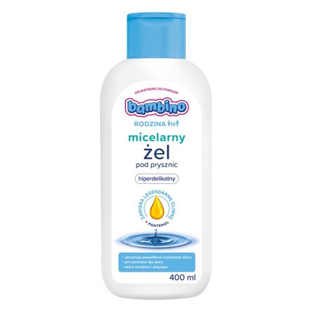 Bambino Rodzina Micelarny żel pod prysznic 400 ml (1)