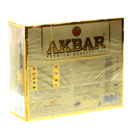 AKBAR GOLD CZARNA HERBATA CEJLOŃSKA 100x2G (5)