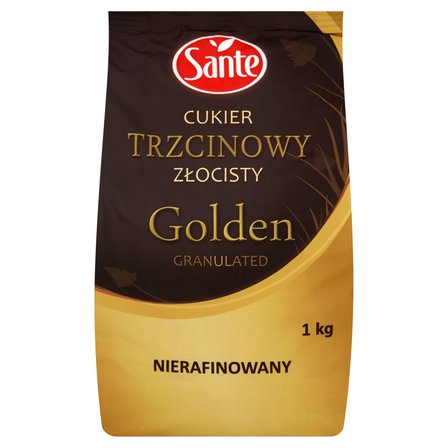 Sante Golden Granulated Cukier trzcinowy złocisty nierafinowany 1 kg (1)