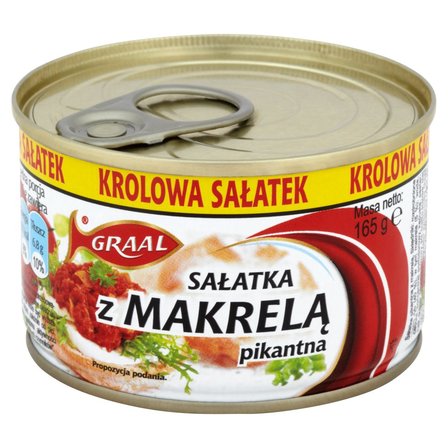 GRAAL Sałatka z makrelą pikantna 165 g (2)