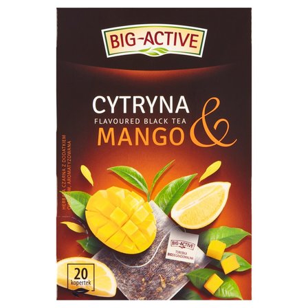 Big-Active Herbata czarna cytryna & mango 40 g (20 x 2 g) (1)