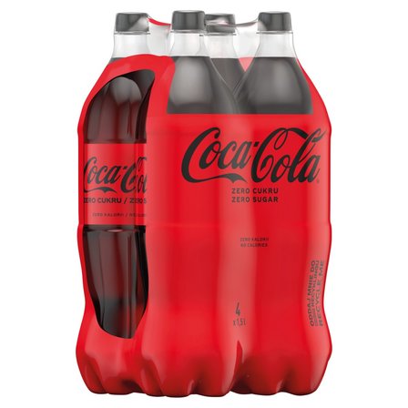 Coca-Cola zero Napój gazowany 4 x 1,5 l (1)