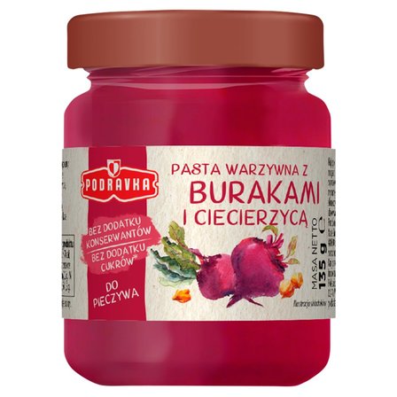 Podravka Pasta warzywna z burakami i ciecierzycą 135 g (1)