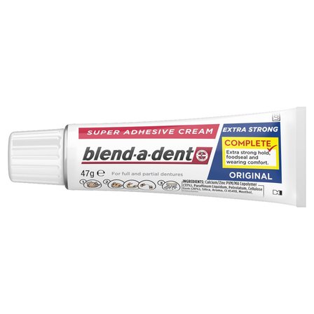 Blend-a-dent Complete Krem do protez o smaku original, 47 g (4)