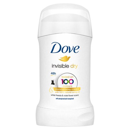Dove Invisible Dry White Freesia & Violet Flower Antyperspirant w sztyfcie 40 ml (1)