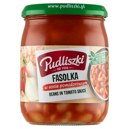 Pudliszki Fasolka w sosie pomidorowym 500 g (1)