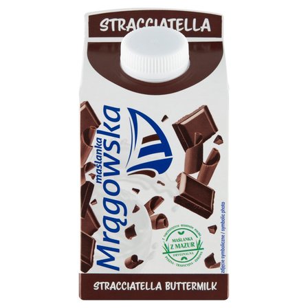 Mlekpol Maślanka Mrągowska stracciatella 500 ml (1)