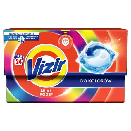 Vizir Platinum PODS Do kolorowych ubrań Kapsułki do prania, 24 prań (1)