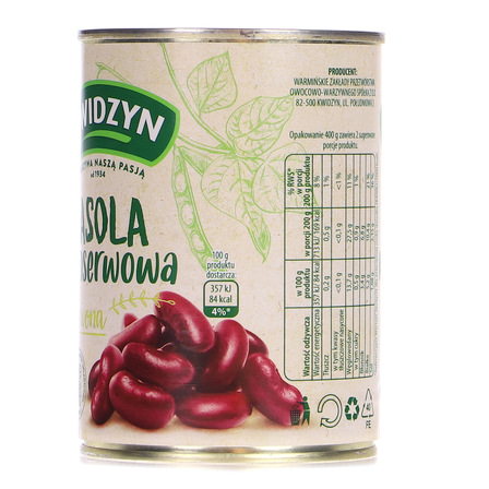 Kwidzyn Fasola czerwona 400 g (8)