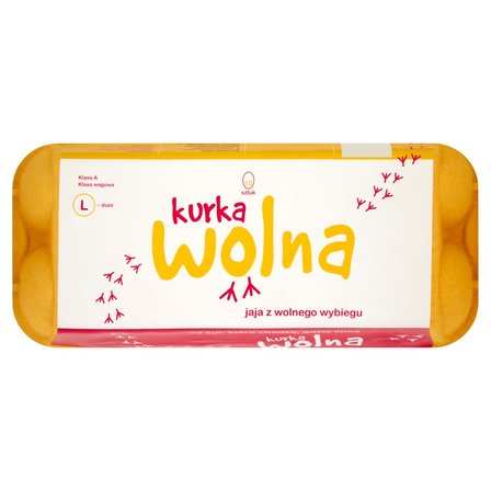 Kurka Wolna Jaja z wolnego wybiegu L 10 sztuk (1)