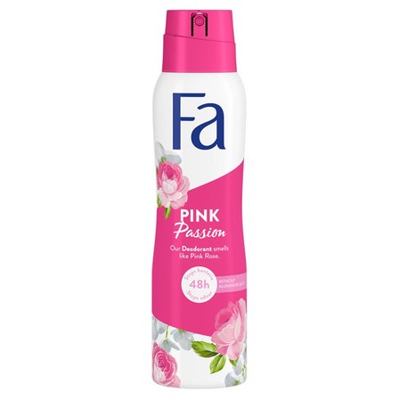 Fa Pink Passion 48 h Dezodorant w sprayu o zapachu różanym 150 ml (1)