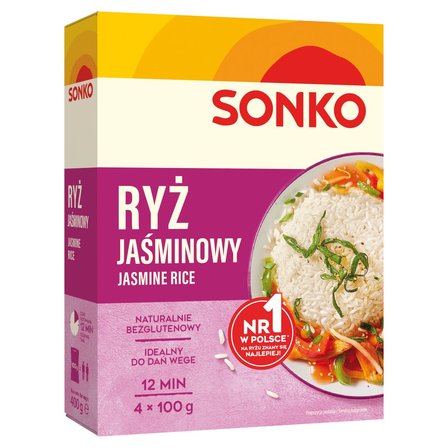 Sonko Ryż jaśminowy 400 g (4 x 100 g) (1)