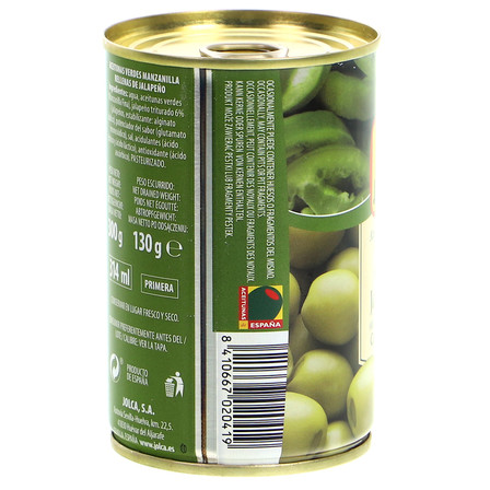 JOLCA OLIWKI ZIELONE NADZIEWANE PAPRYKĄ JALAPENO 300G (9)