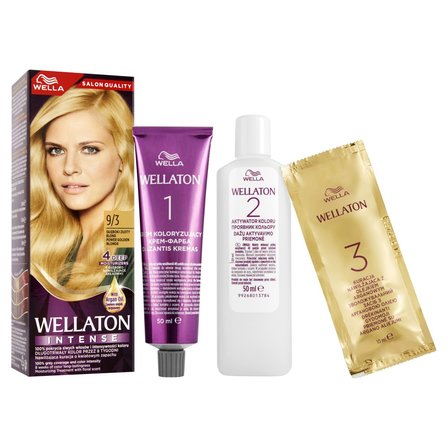 Wella Wellaton Krem intensywnie koloryzujący złoty blond 9/3 (2)