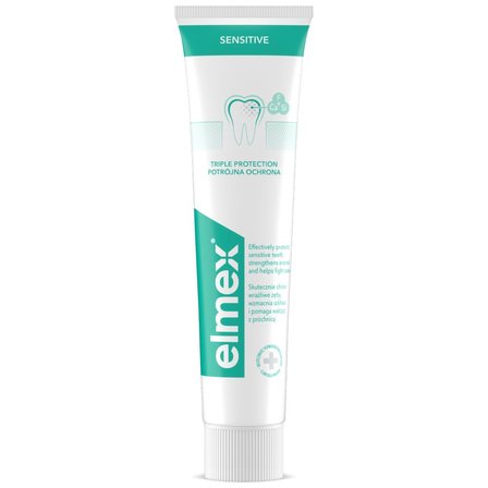 elmex Sensitive pasta do zębów na nadwrażliwość z aminofluorkiem 75 ml (2)