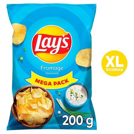 Lay's Chipsy ziemniaczane o smaku śmietankowego serka z ziołami 200 g (2)