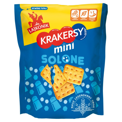 Lajkonik Krakersy mini solone 100 g (1)