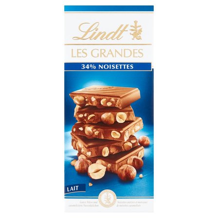 Lindt Les Grandes Szwajcarska czekolada mleczna z orzechami laskowymi 150 g (1)