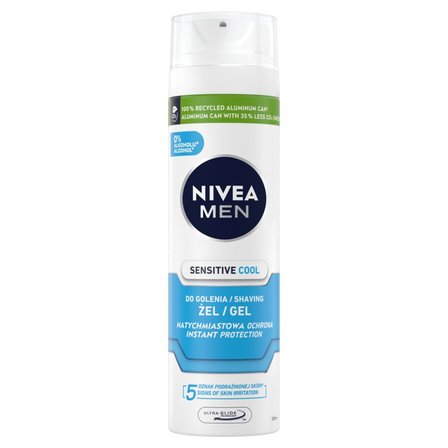 Nivea MEN Chłodzący ŻEL DO Golenia Sensitive Cool 200 ml (1)