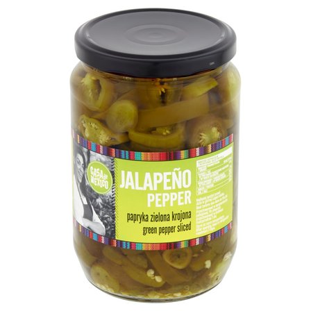 Casa de Mexico Papryka zielona Jalapeño krojona 670 g (2)