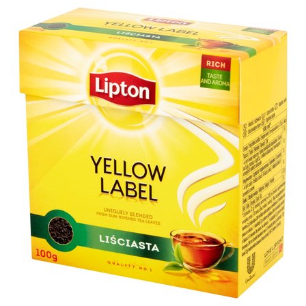 Lipton Yellow Label Herbata czarna liściasta 100 g (2)