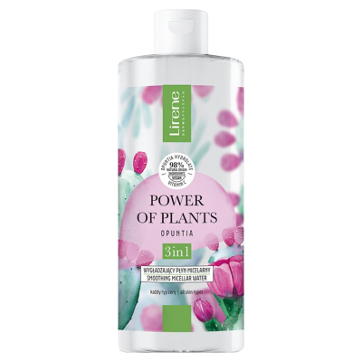 Lirene Power of Plants Opuntia Wygładzający płyn micelarny 400 ml (1)