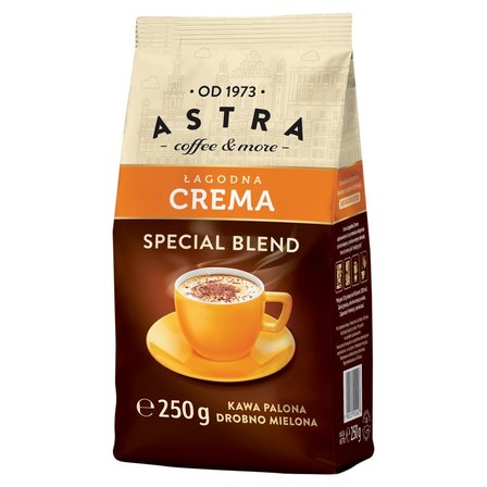 Astra Kawa palona drobno mielona łagodna crema 250 g (1)