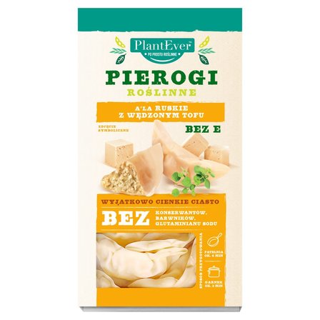 PlantEver Pierogi roślinne a'la ruskie z wędzonym tofu 230 g (1)