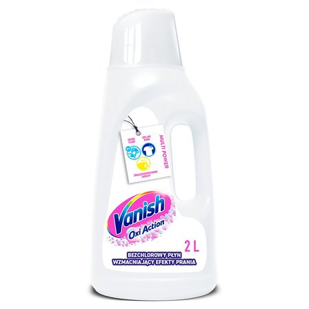 Vanish Oxi Action Odplamiacz do białych tkanin w płynie 2 l (2)