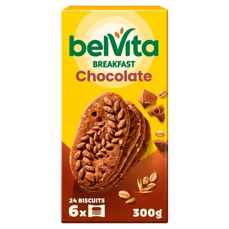 belVita Breakfast Ciastka zbożowe o smaku kakaowym z kawałkami czekolady 300 g (2)