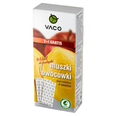 Vaco Wkład do pułapki na muszki owocówki 3 x 15 ml (2)