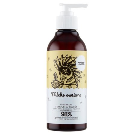 Yope Naturalny szampon do włosów mleko owsiane 300 ml (1)