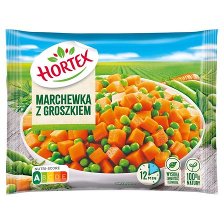 Hortex Marchewka z groszkiem 450 g (1)