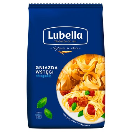 Lubella Makaron gniazda wstęgi 400 g (1)